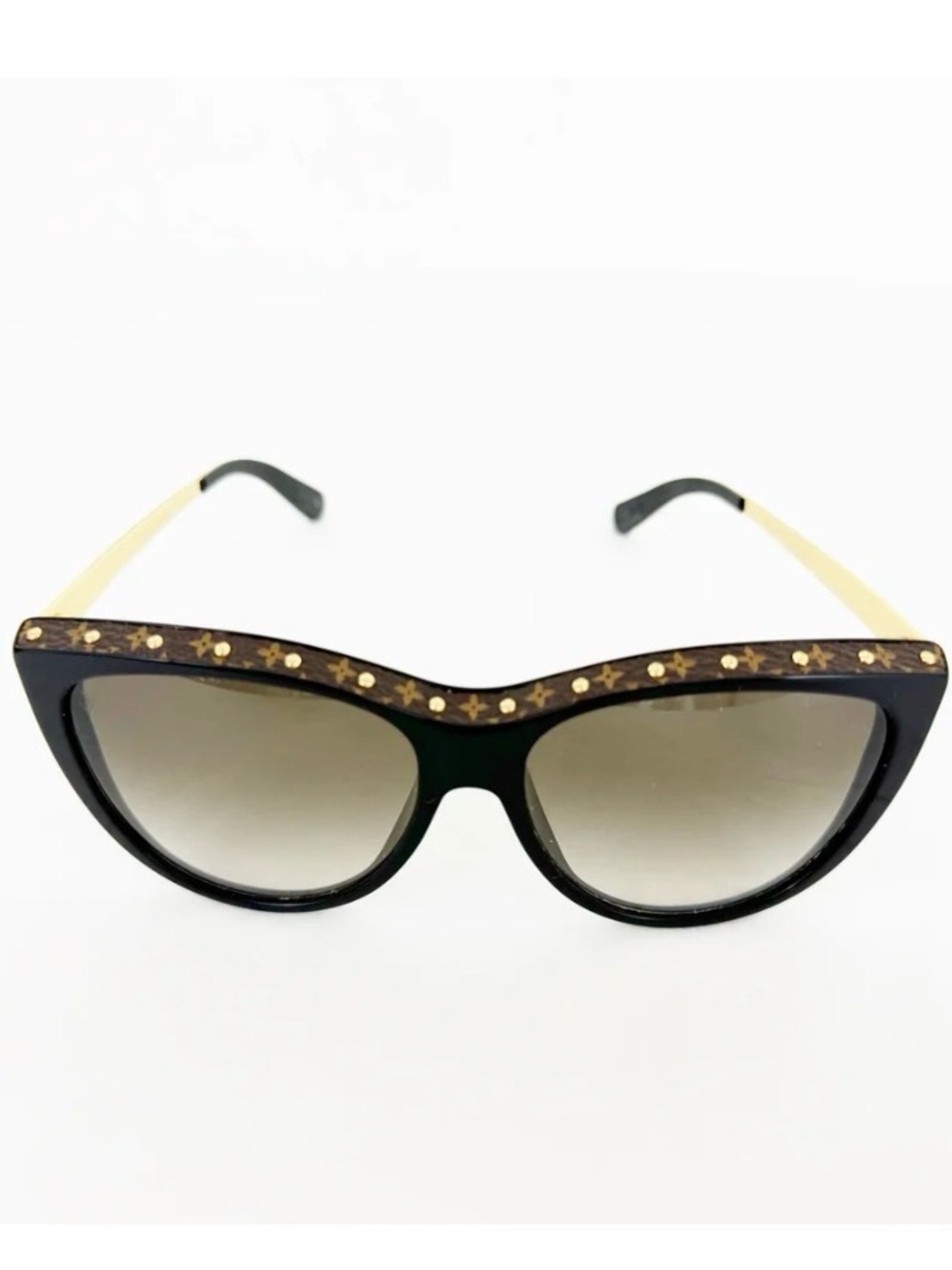 Louis Vuitton La Boum Cat-Eye Sunglasses with Monogram Trim